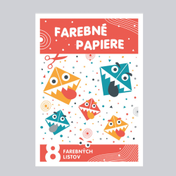 Papier farebny  8 farieb