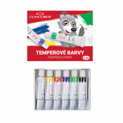 Temperove farby CONCORDE 6ks 12ml